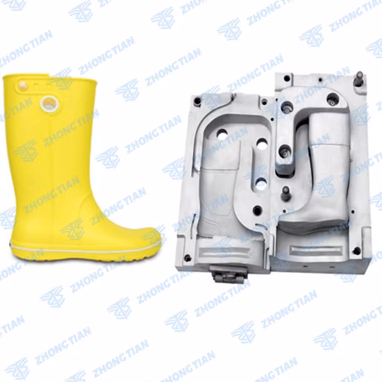 Алюминиевый материал EVA Rain Boot Пресс-форма для обуви для литья под давлением на заводе Горячие продажи