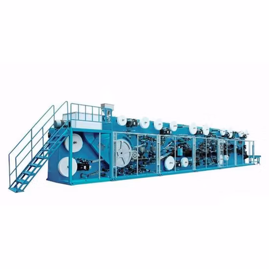 Высокоскоростная машина для изготовления детских подгузников с ПЛК (YNK400-HSV)